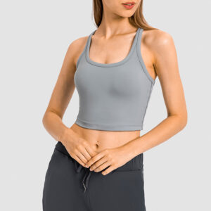Fashionable All-matching New Yoga Vest With Chest Pad