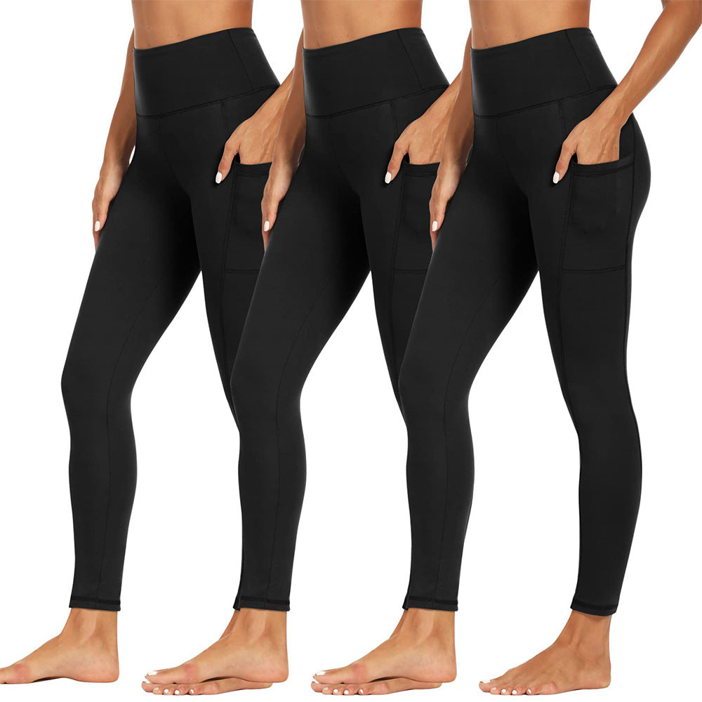 Womens Yoga Leggings Soft Tummy-control High-stretch And Opaque